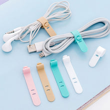 Load image into Gallery viewer, Creative Travel Accessories Silica Gel Cable Winder Earphone Protector USB Phone